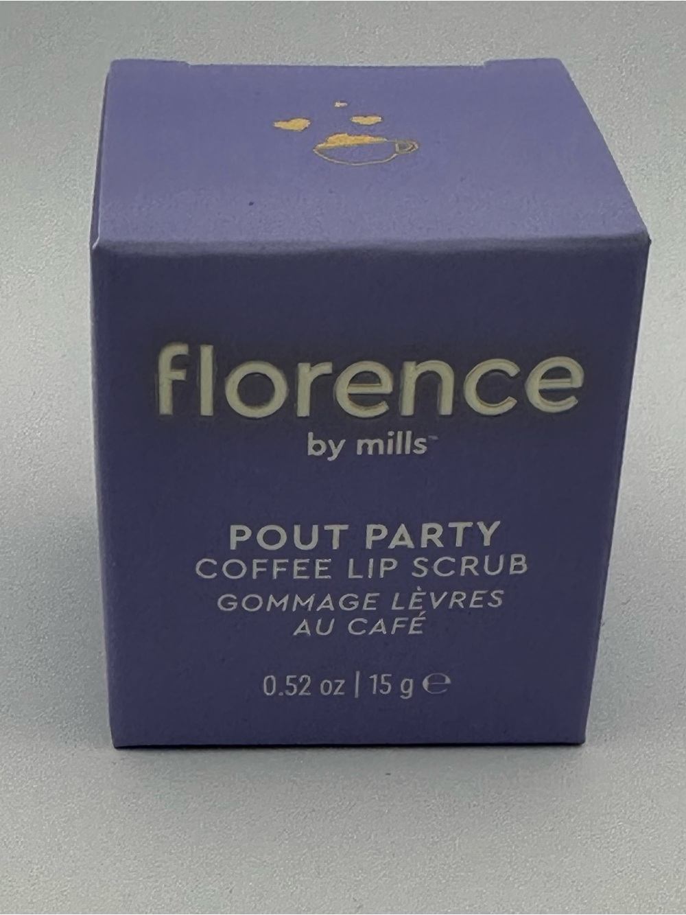 Florence by Mills Pout Party Coffee Lip Scrub - Purple
